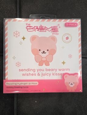 The Crème Shop Repairing Hydrogel Lip Mask - Strawberry (3-Pack)